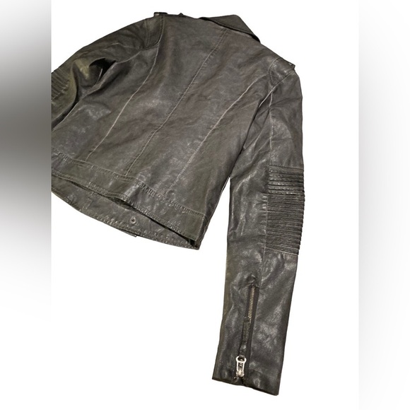 Buffalo - David Bitton - Women’s Vegan Leather Moto Jacket - Picture 7 of 11